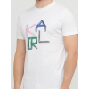 karl lagerfeld neon logo white tricko (3)