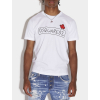 dsquared2 supercrew white tricko (2)