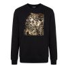CAVALLI CLASS Golden Chest Black mikina (Velikost L)