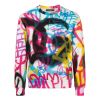 dolce gabbana graffiti multicolor mikina (1)