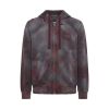 dolce gabbana worn effect burgundy mikina (1)