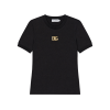 dolce gabbana logo plaque black tricko (1)