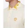 versace medusa cream ivory polo tricko (1)