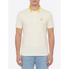 versace medusa cream ivory polo tricko (2)
