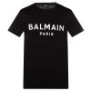 balmain paris logo panske tricko cierne th11601 (4)