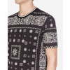 dolce a gabbana bandana panske tricko cierne (2)