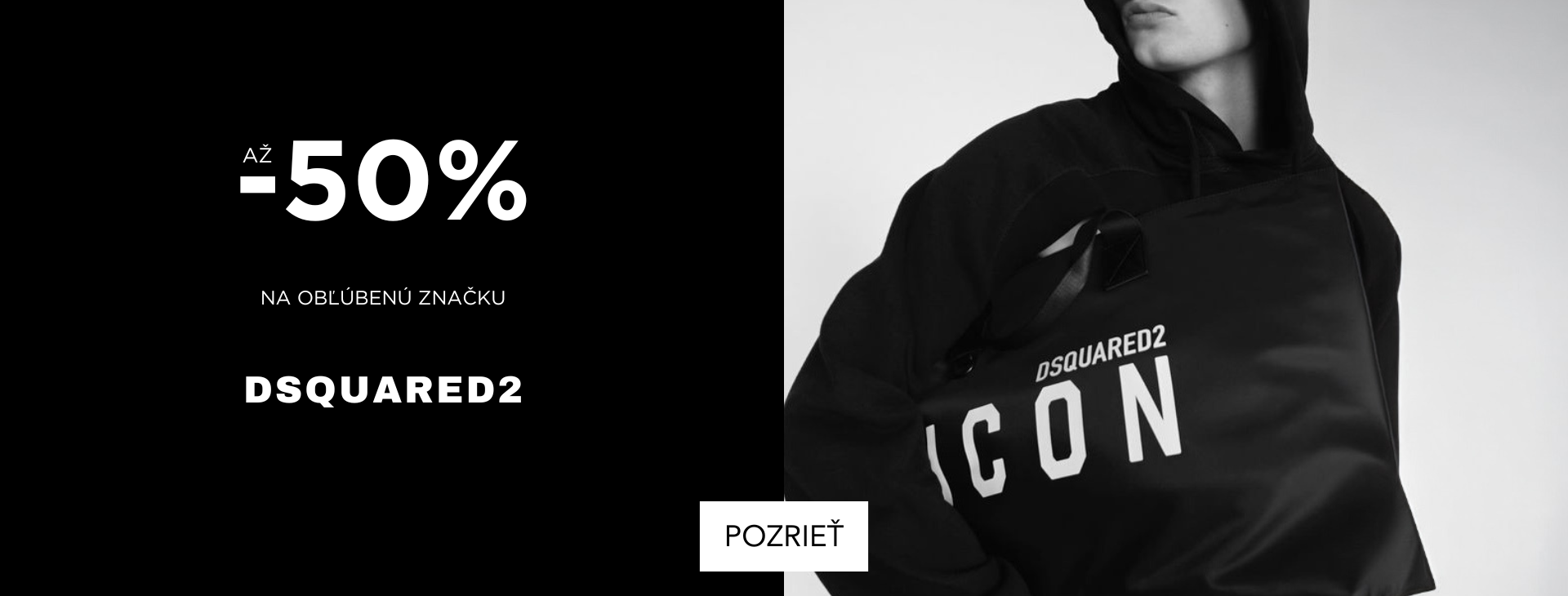 -50% na značku Dsquared2