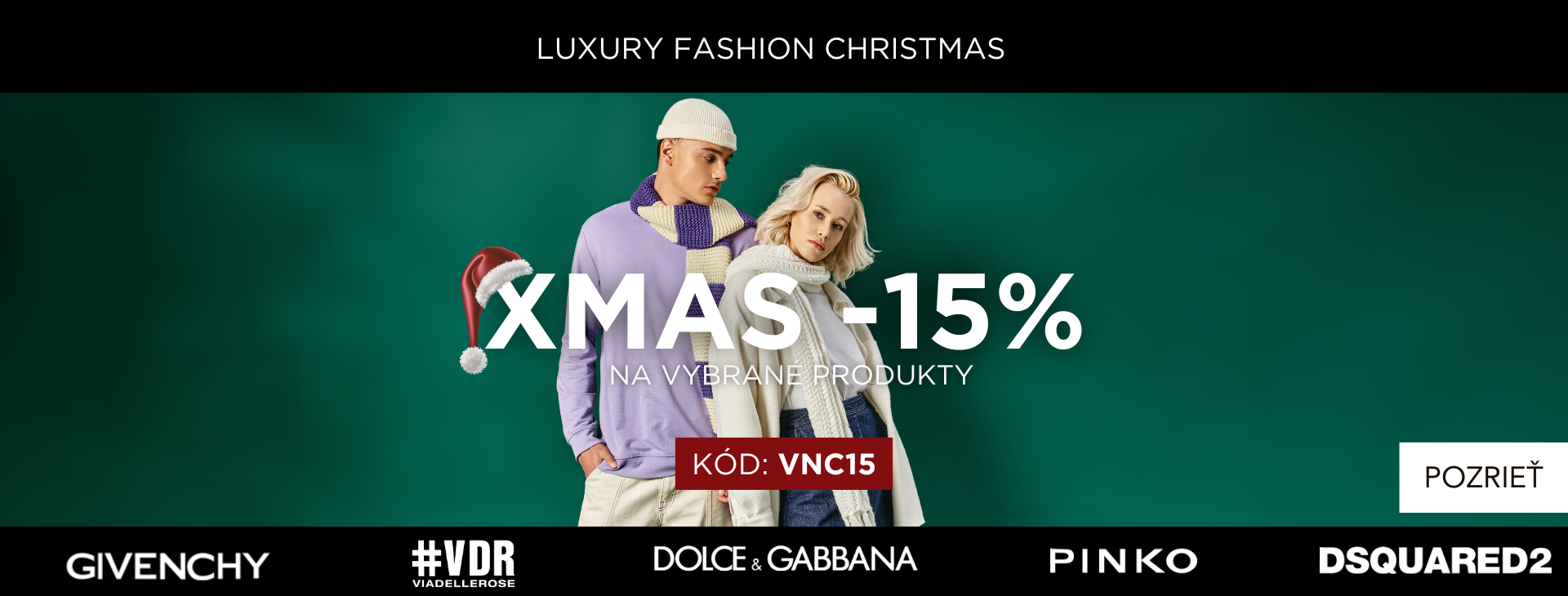 Xmas -15% na vybrané produkty