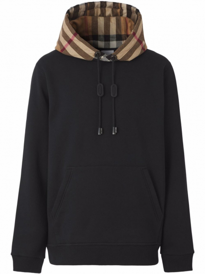 burberry check black mikina (1)