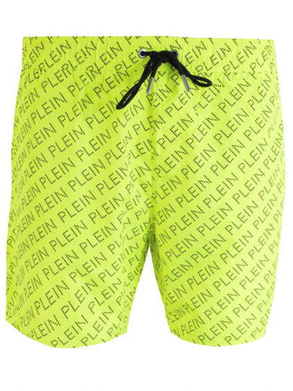 philipp plein logo fluo yellow plavky (1)