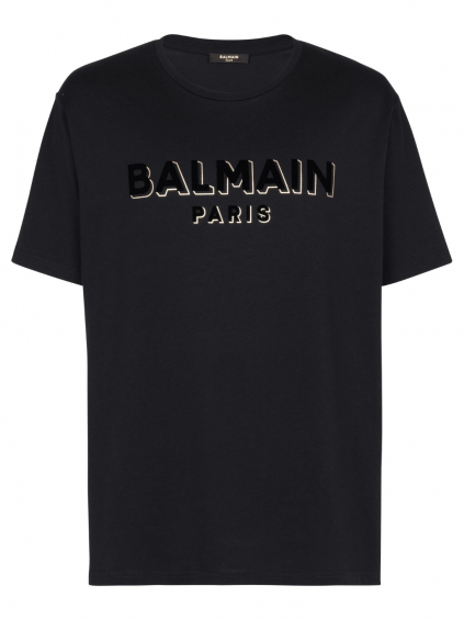 balmain patch black tricko (1)