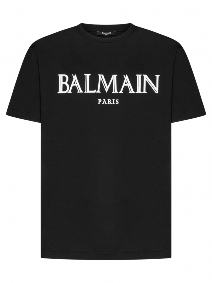 balmain logo black tricko 2 (1)