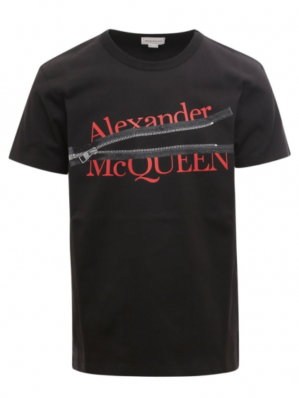 alexander mcqueen zipper black tricko (1)