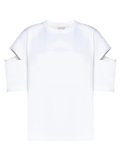 alexander mcqueen cut out white tricko (1)