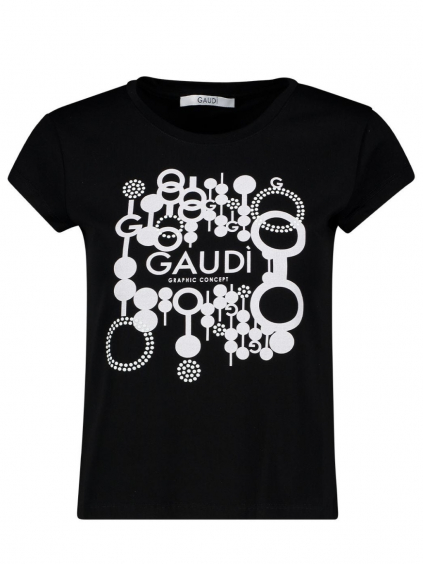 gaudi graphic black tricko (1)