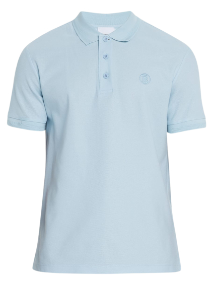 burberry eddie light blue polo tricko (1)