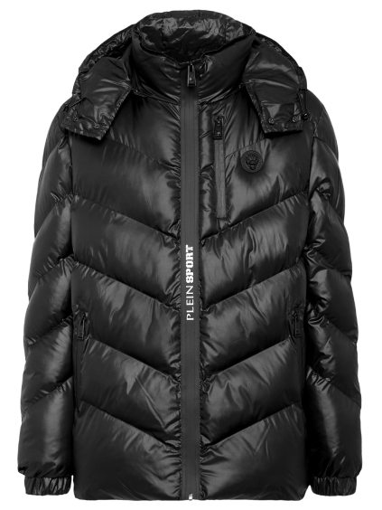 plein sport nylon puffer tiger black bunda (1)