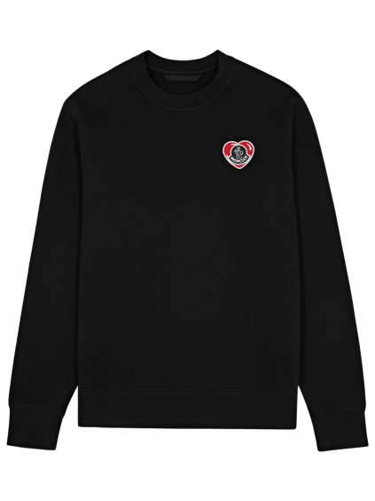 moncler heart logo black mikina (1)