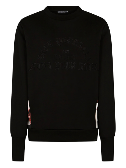 dolce gabbana camouflage black mikina (1)