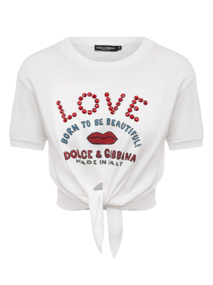 dolce gabbana love white tricko (1)