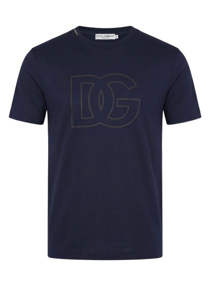 dolce gabbana dg navy blue tricko (1)
