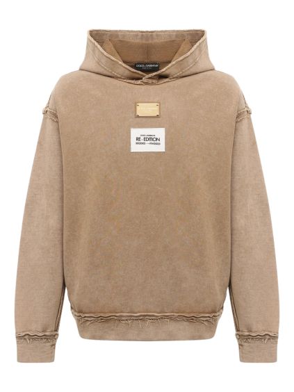 dolce gabbana re edition brown mikina (1)