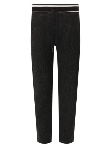 dolce gabbana baroque jacquard black teplaky (1)