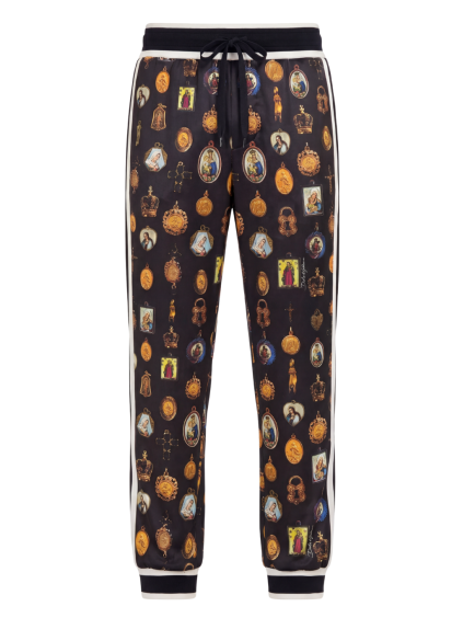 dolce gabbana madonna black joggery