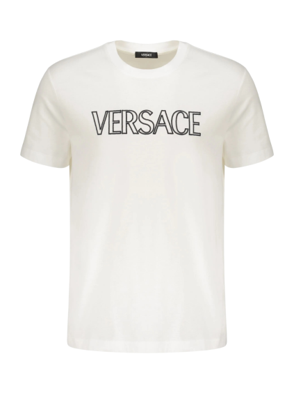 versace logo white tricko (1)