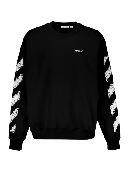 off white pixel black mikina (1)