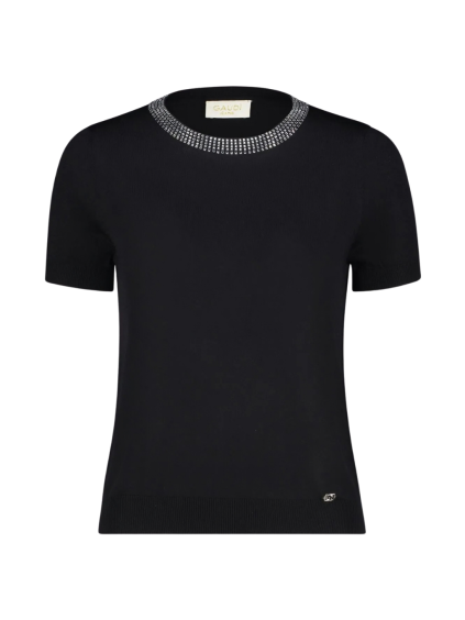 gaudi rhinestones black pulover (1)