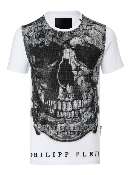 philipp plein limited white A17C MTK1449 PJY002N 01 panske tricko biele (4)