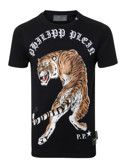 philipp plein out of my head black P18C MTK1944 PJY002N panske tricko cierne (1)