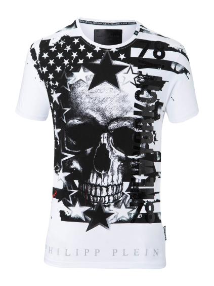 philipp plein by hand white A17C MTK1577 PJY002N panske tricko biele (2)