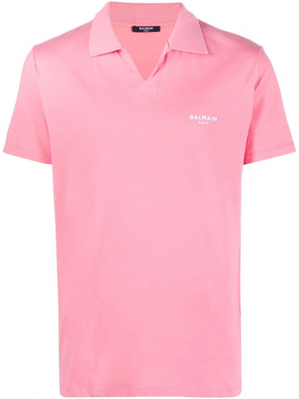 balmain paris wingtip pink polo tricko (3)