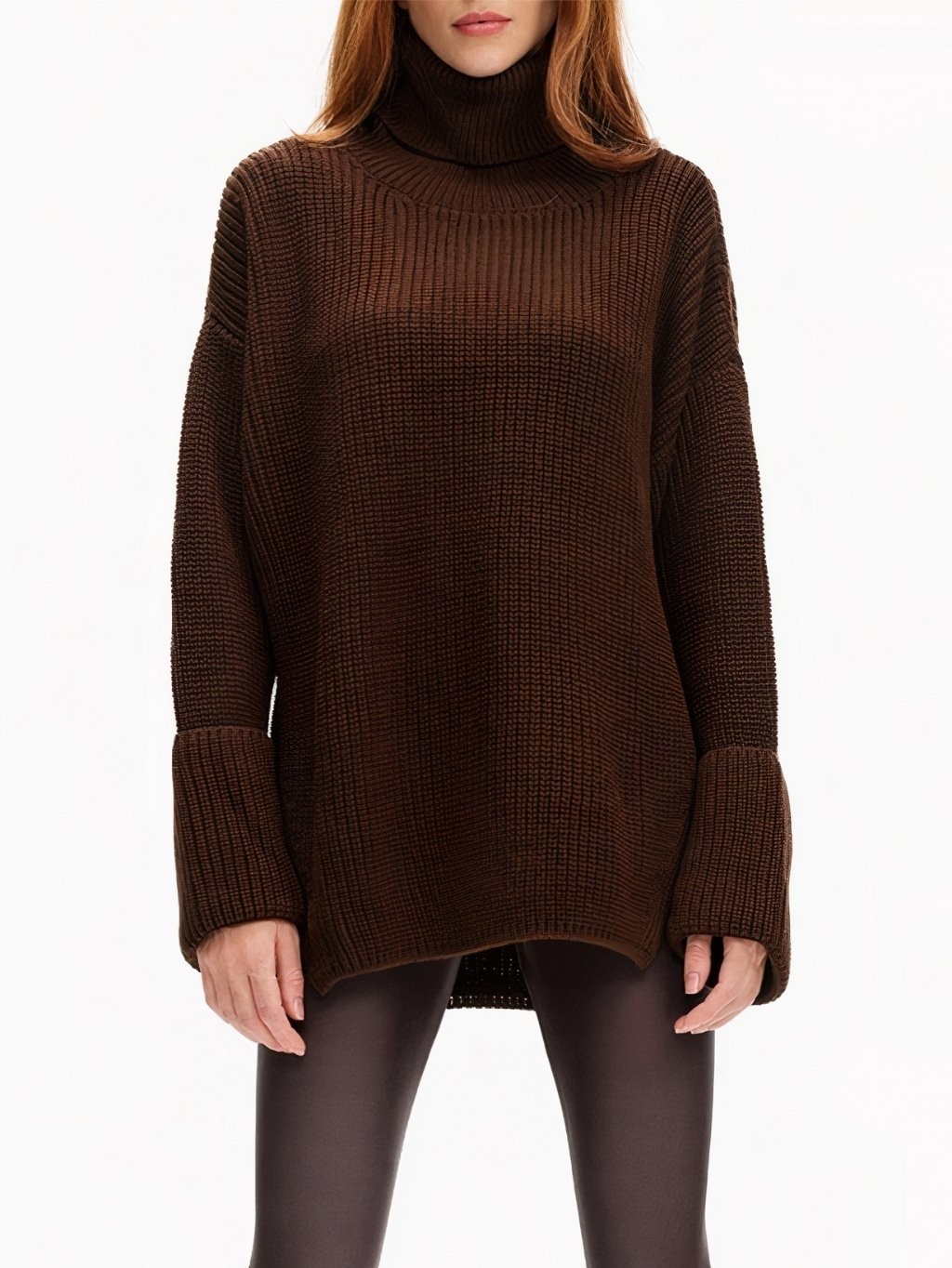 #VDR Marrone oversize sveter Veľkosť: L