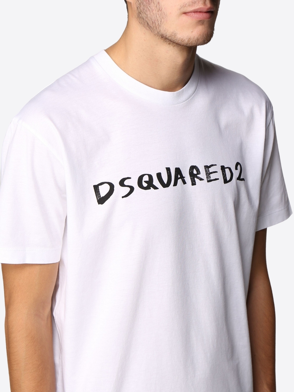 DSQUARED2 Cool Fit White tričko Veľkosť: L – Obrázok 5
