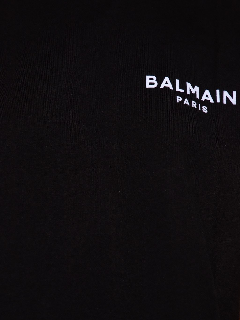 BALMAIN Paris Fit Black crop tričko Veľkosť: L – Obrázok 4