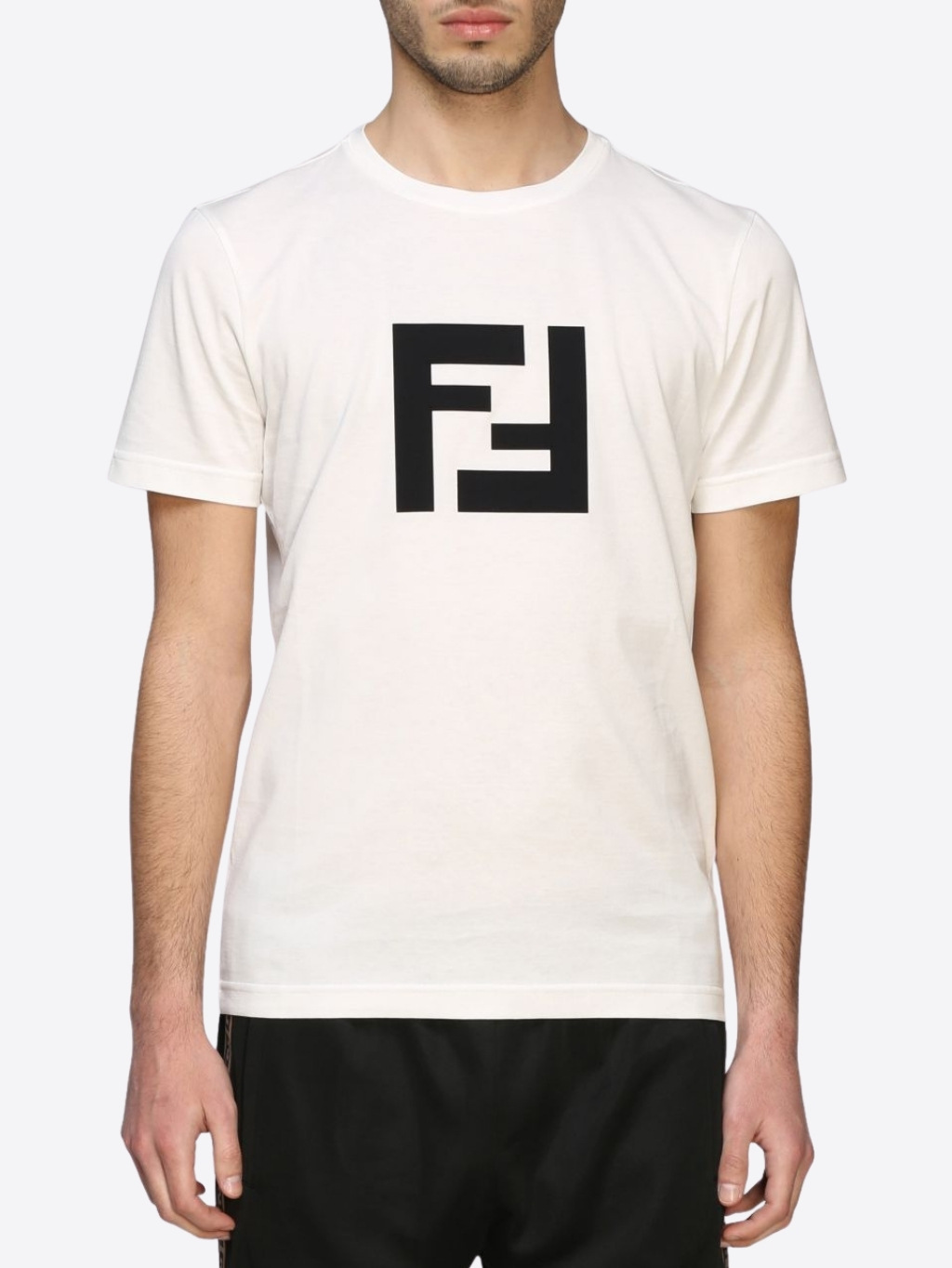 FENDI FF Light White tričko Veľkosť: XL