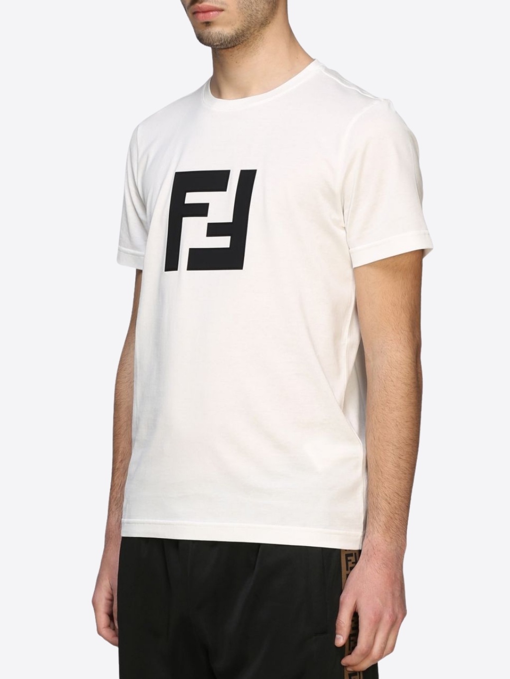 FENDI FF Light White tričko Veľkosť: XXL – Obrázok 3