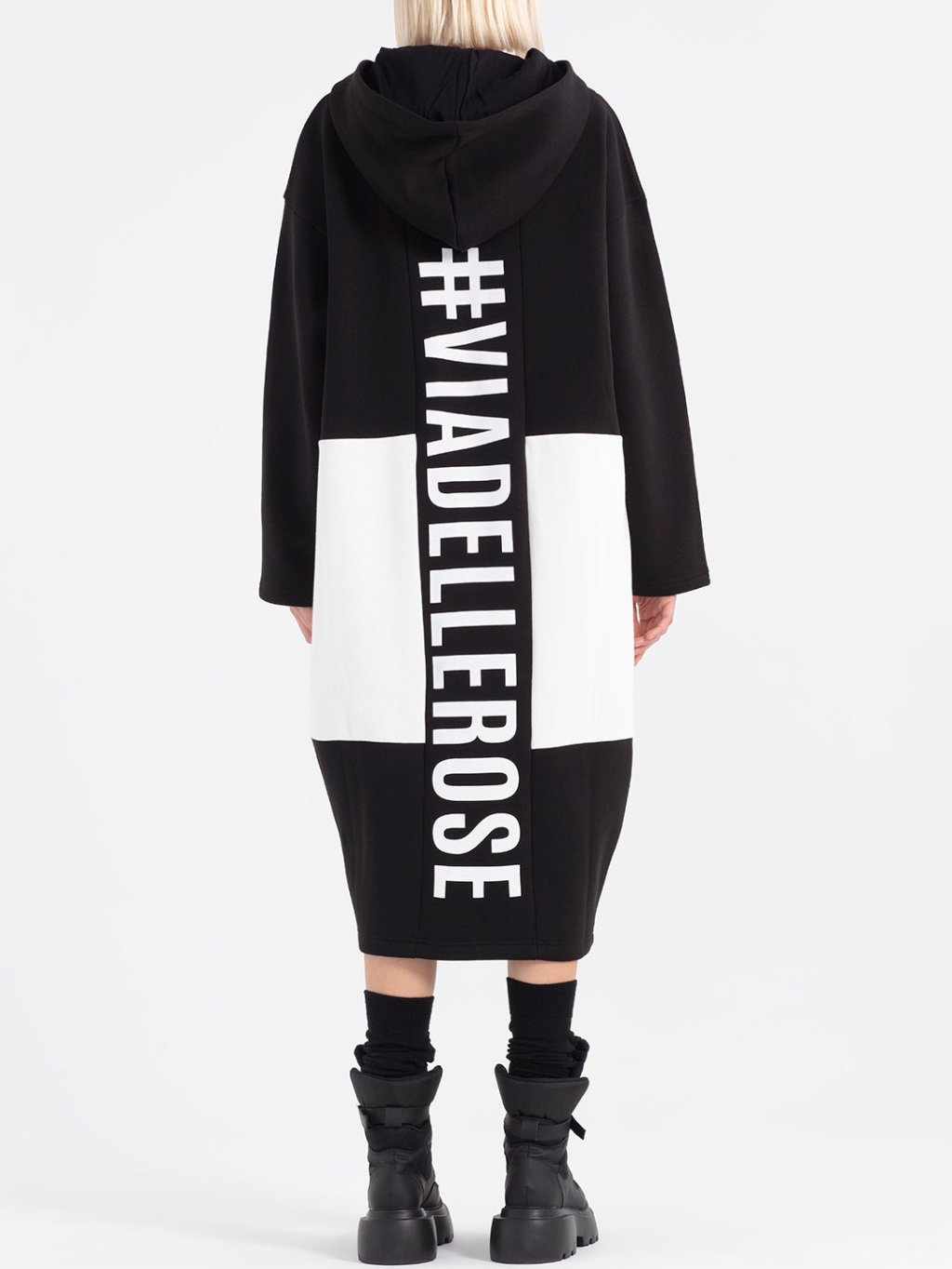 #VDR B&W oversize kardigán Veľkosť: M – Obrázok 4