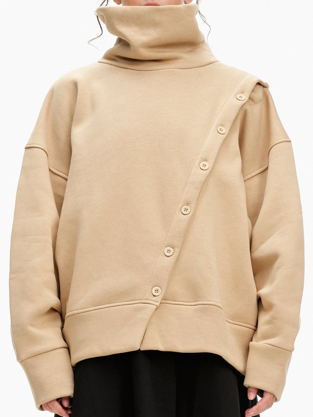 #VDR Cappuccino oversize mikina Veľkosť: L