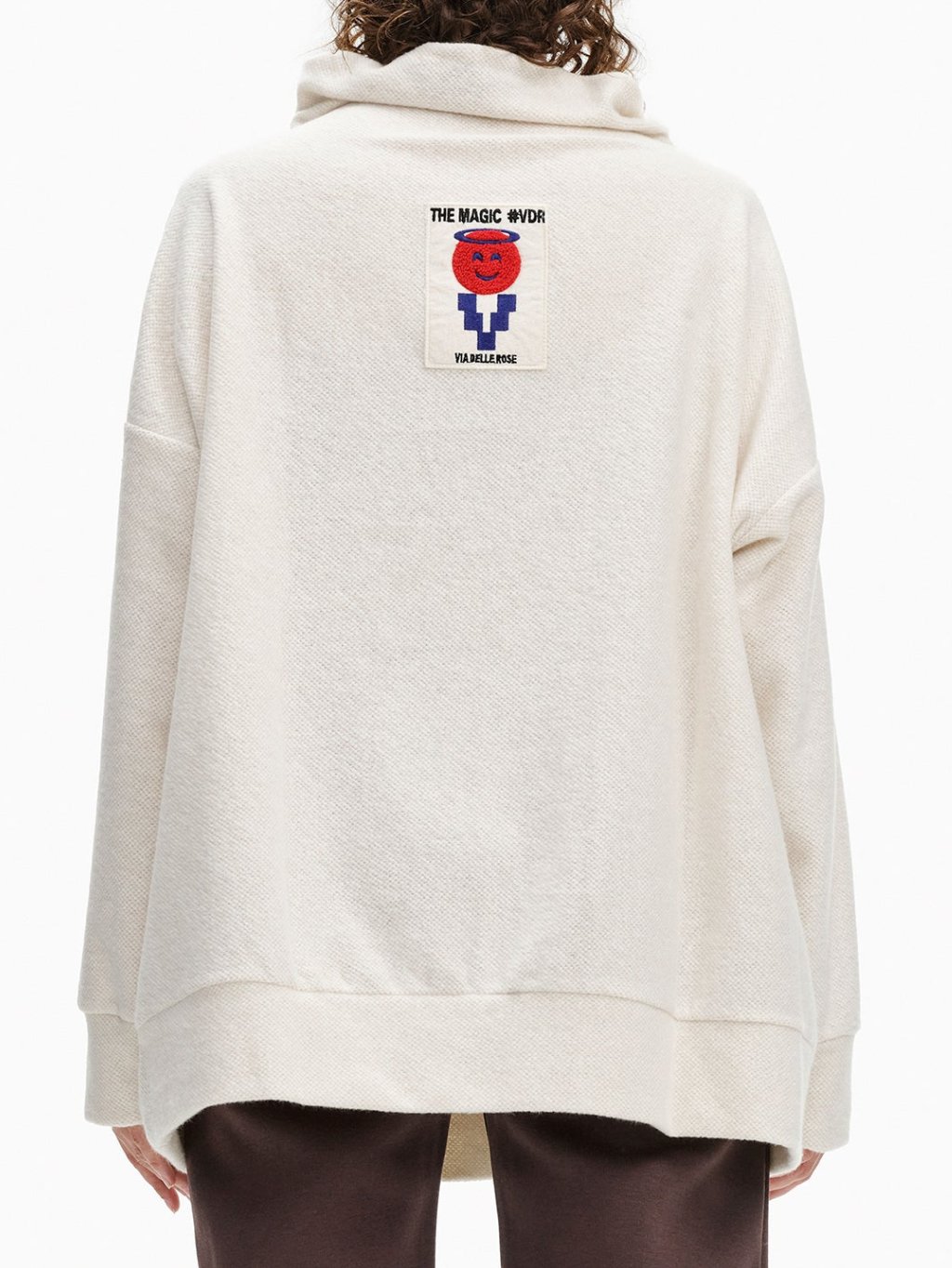 #VDR Comfy Beige oversize mikina Veľkosť: L – Obrázok 3