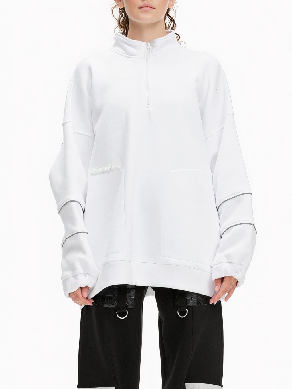 #VDR Homey White oversize mikina Veľkosť: L