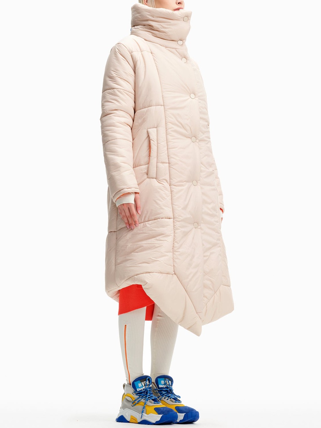 #VDR Voluminous Beige bunda Veľkosť: L