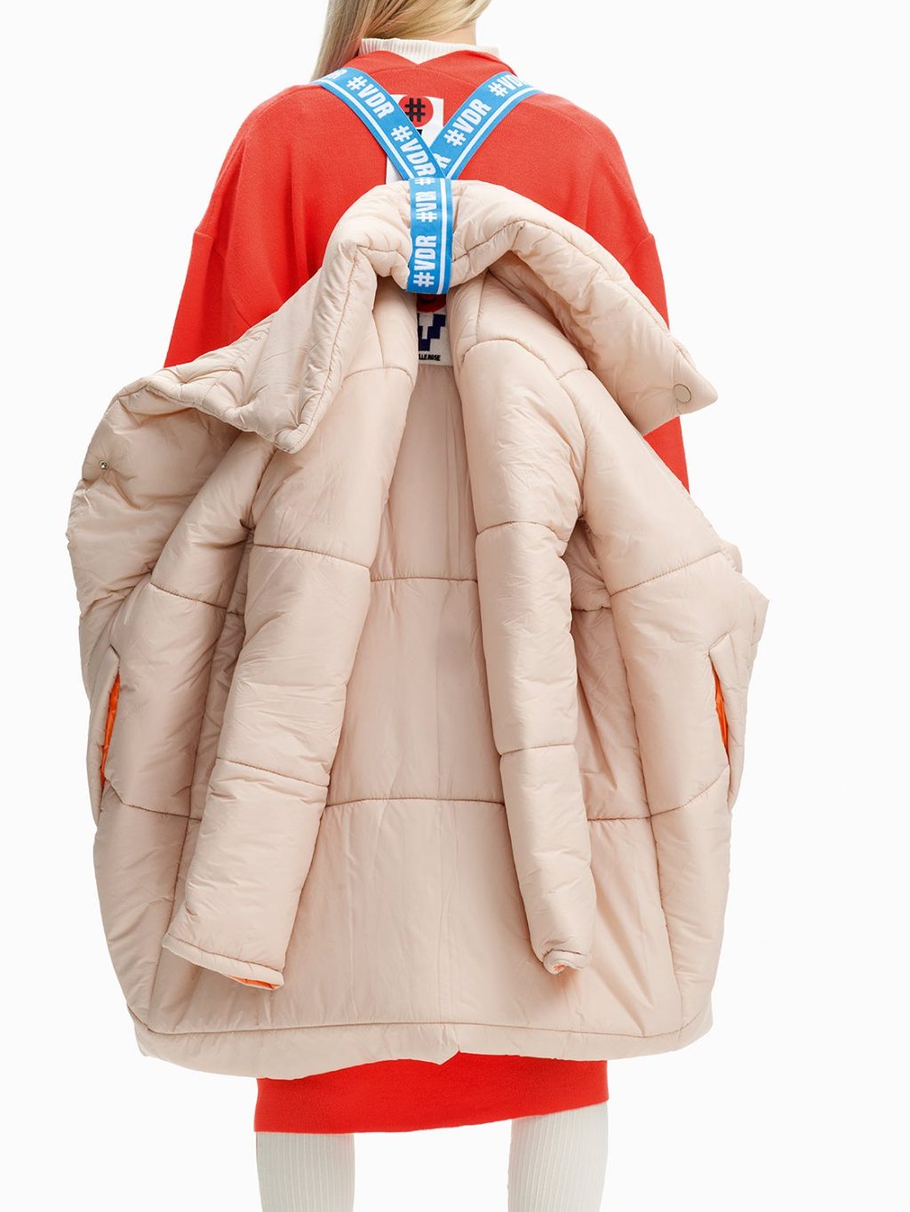 #VDR Voluminous Beige bunda Veľkosť: L – Obrázok 4