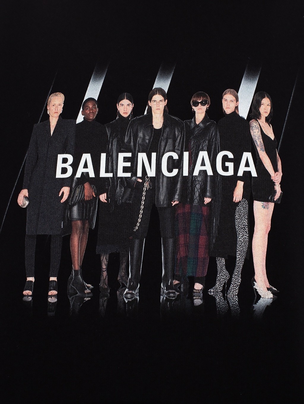 BALENCIAGA Style Black mikina Veľkosť: M – Obrázok 5