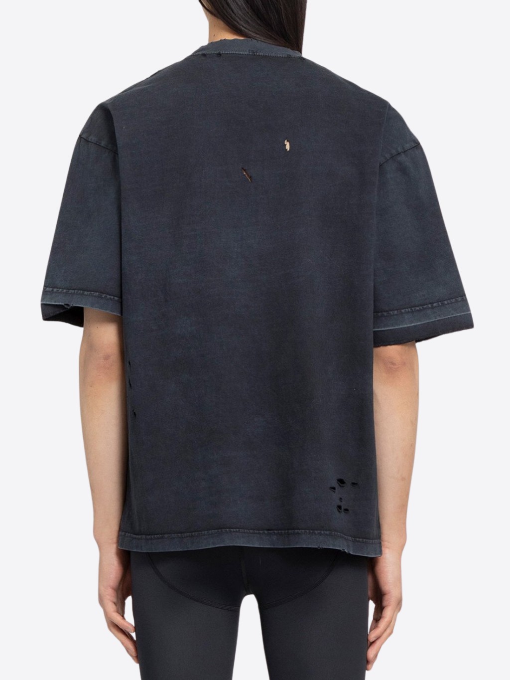 BALENCIAGA Maison Black tričko Veľkosť: L – Obrázok 4