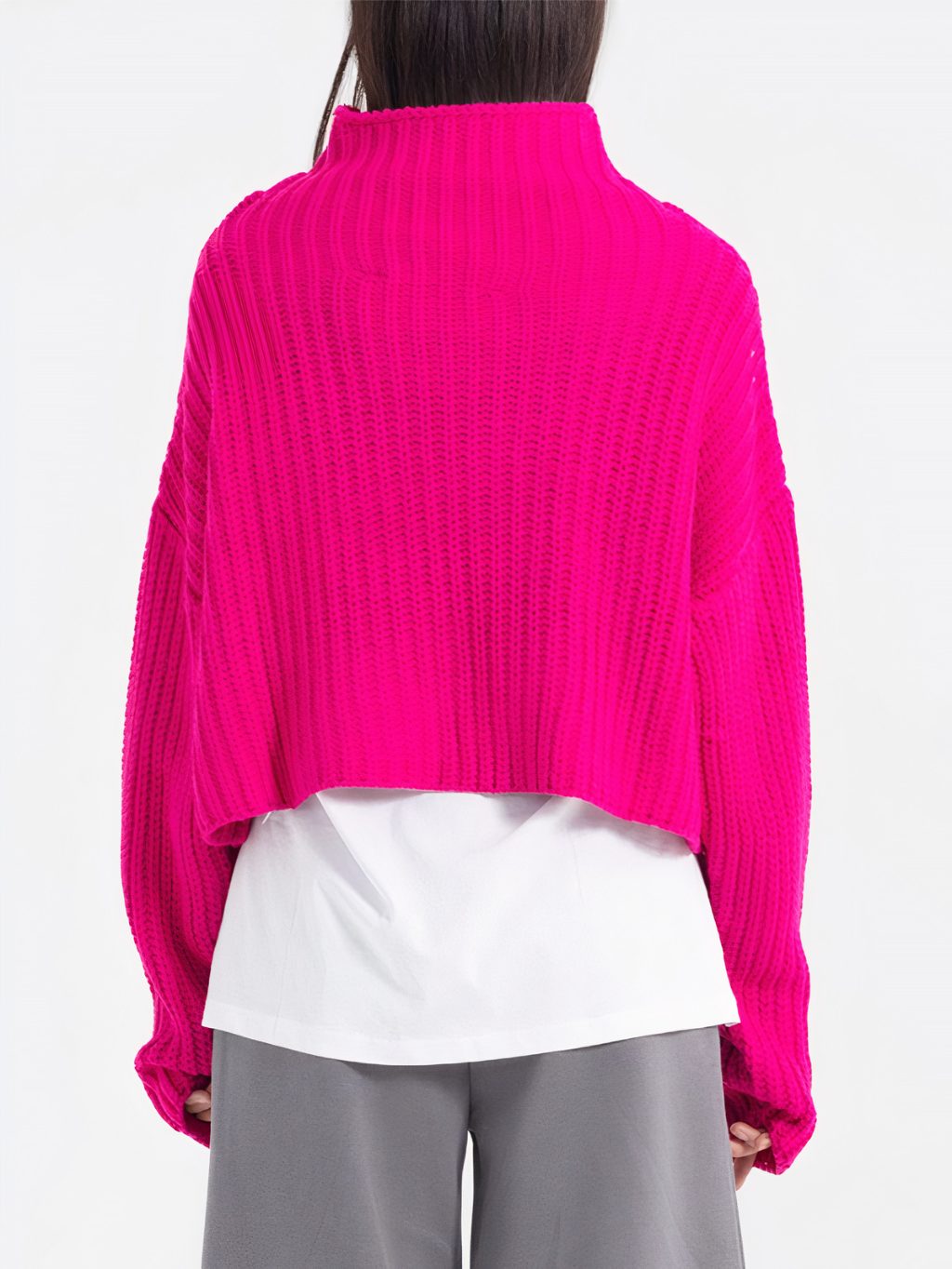 #VDR Cozy Fuchsia sveter Veľkosť: L – Obrázok 3