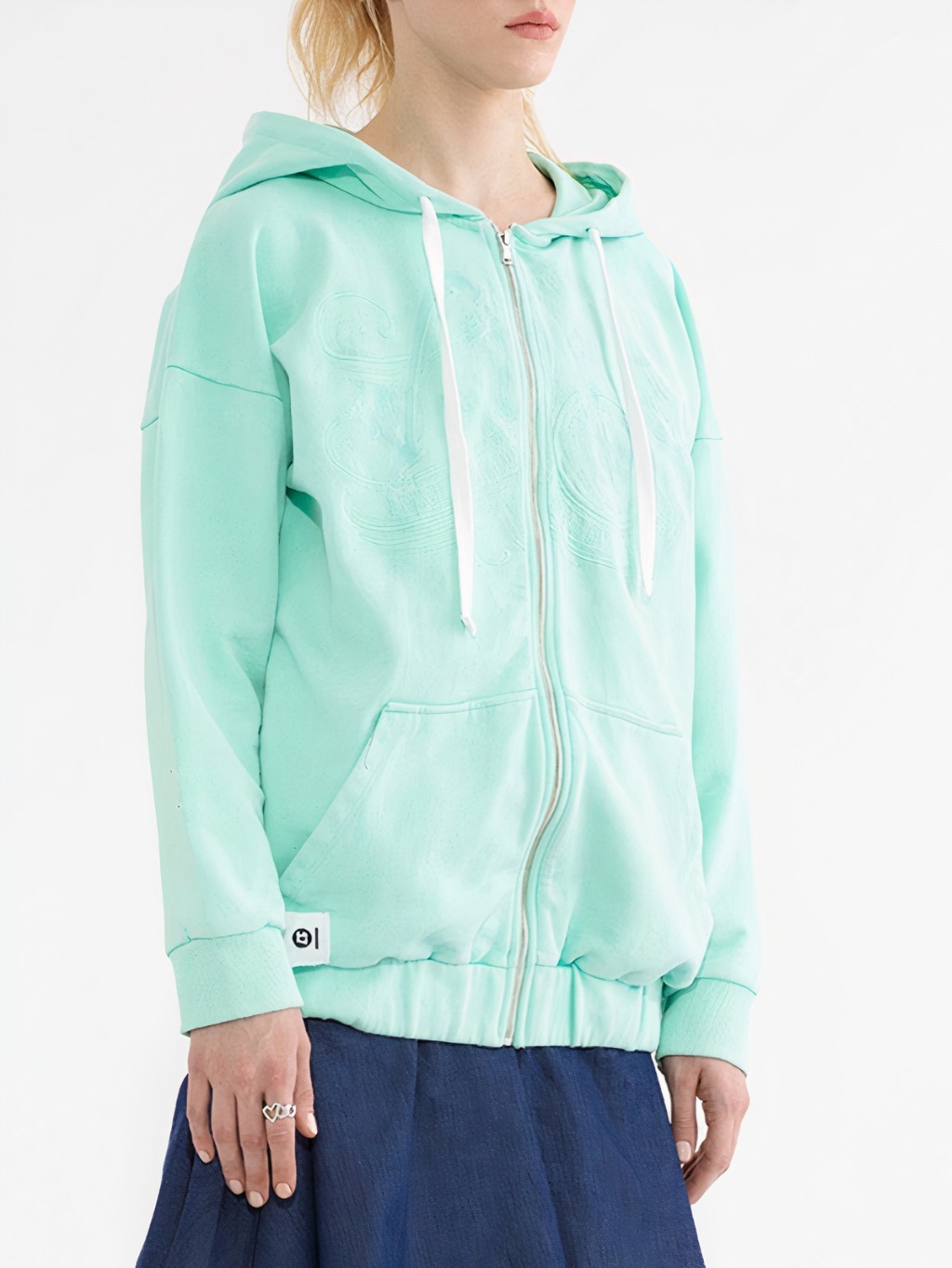 #VDR Turquoise mikina Veľkosť: M